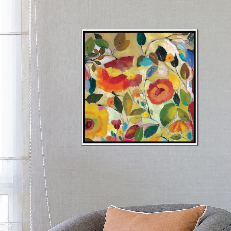 iCanvas "Garden Fantasie" by Kim Parker Framed Canvas Print
