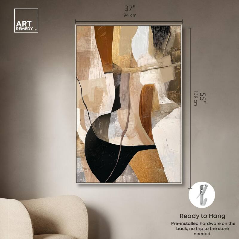 Tactile Depth I Canvas by Art Remedy