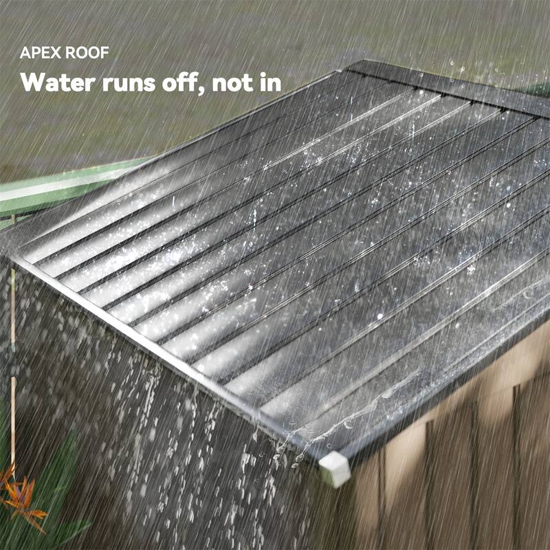 Outdoor Storage Shed, Garden Tool House for Backyard Patio