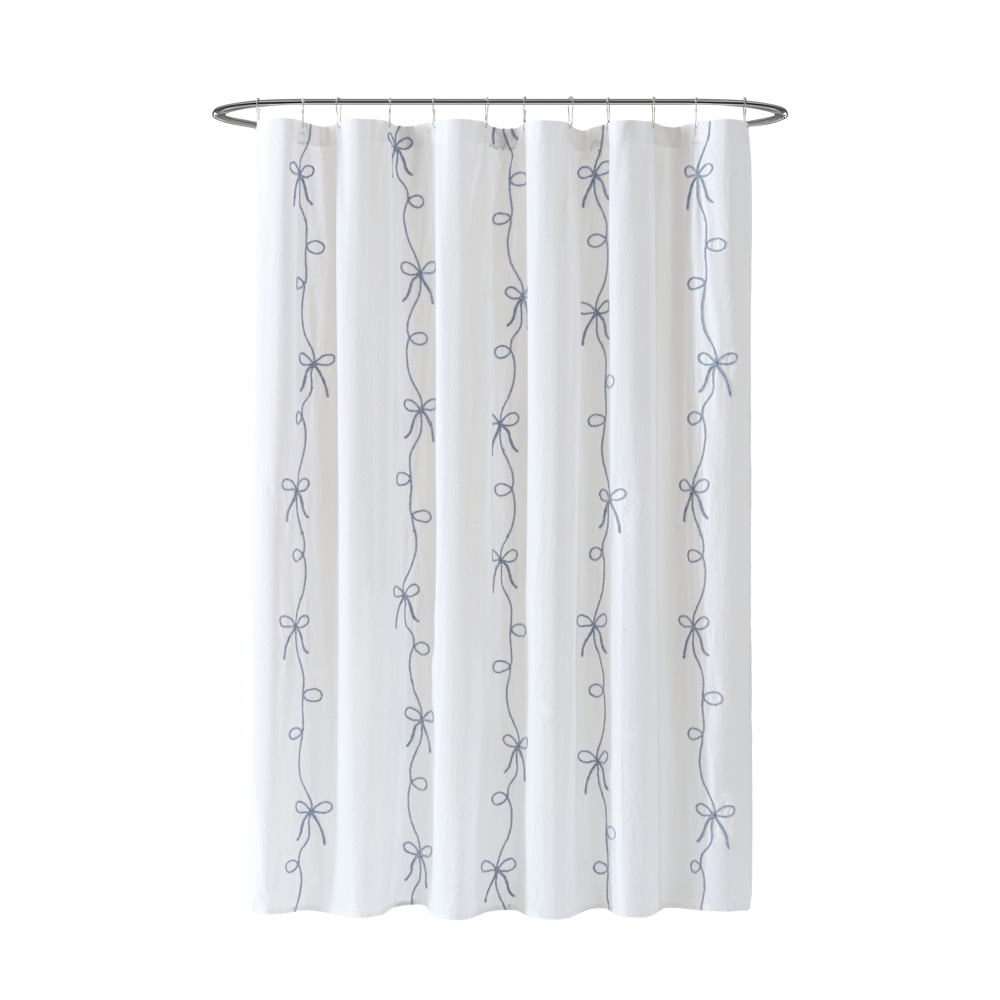 Peri Home Sasha Bows Shower Curtain