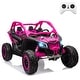 preview thumbnail 2 of 31, Ride on UTV Car, Licensed Can-Am Electric Off-Road Car, 23" Large Seat, 4WD Kids Truck w/Remote Control Rose