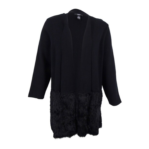 plus size eyelash cardigan
