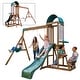 preview thumbnail 2 of 7, KidKraft Wilderness Point Wooden Outdoor Swing Set