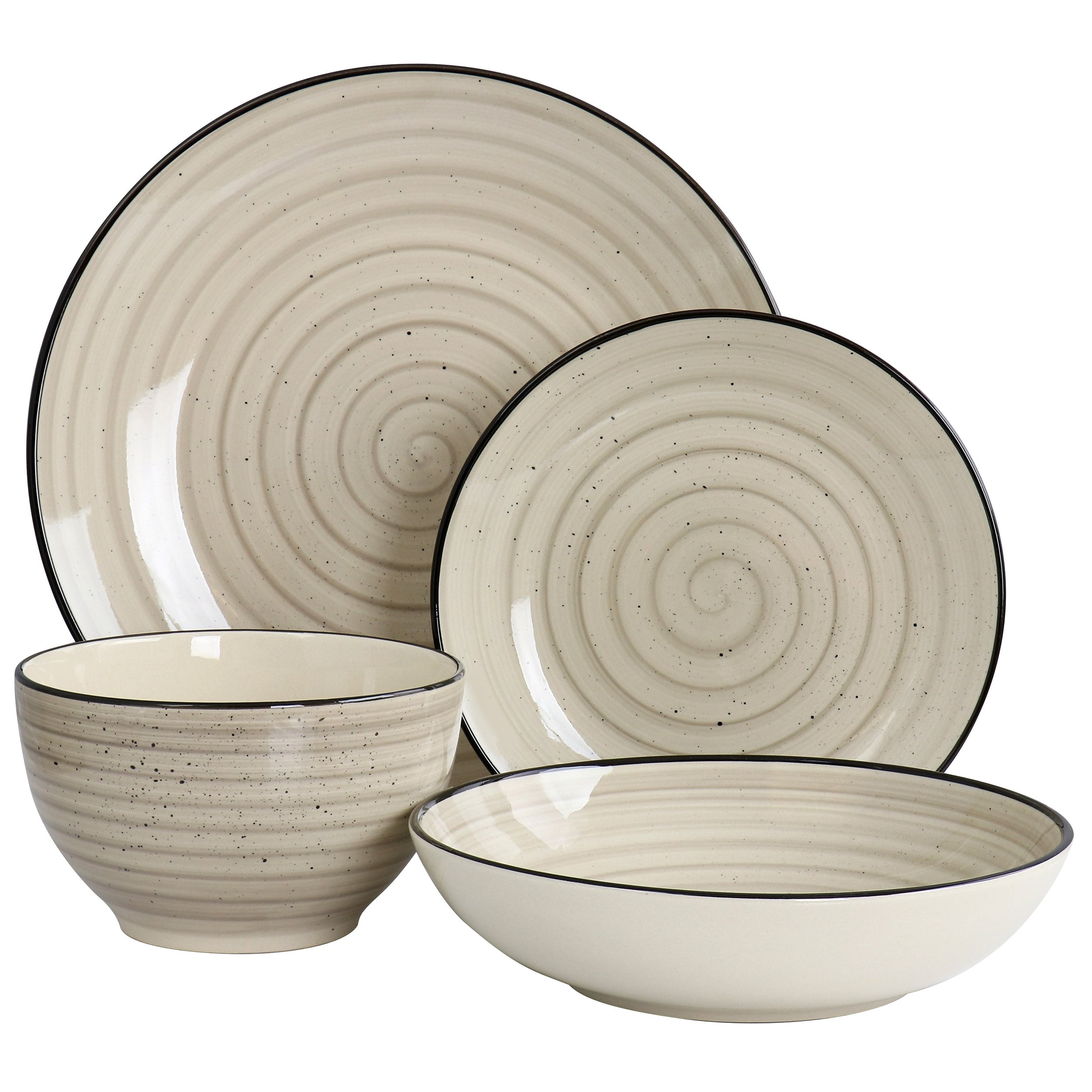 Cream dinnerware clearance set