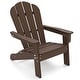 preview thumbnail 2 of 38, Outdoor HDPE Kid's Adirondack Chair for Kids - High Backrest & Armrests - 21" x 20.5" x 25"