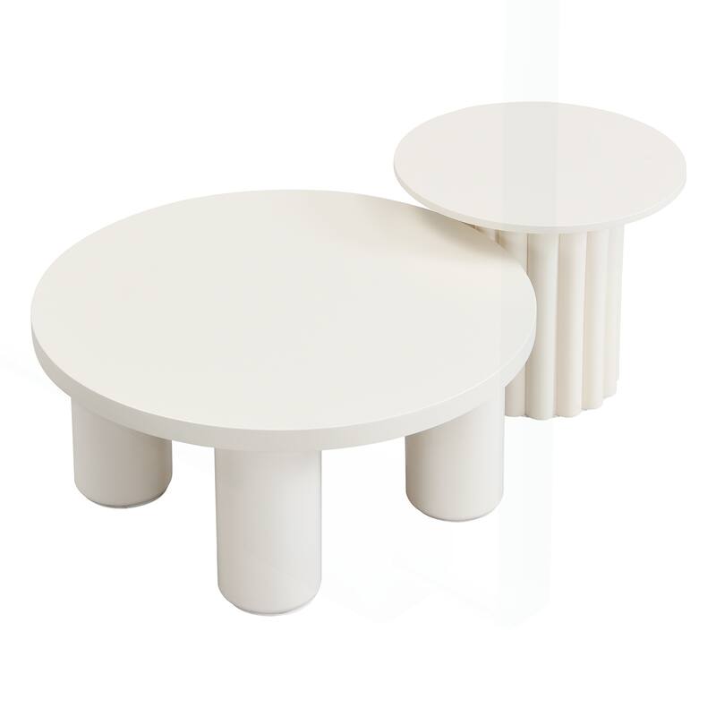 Modern Coffee Table Set with Stylish Leg Design for Living Room Enhancement