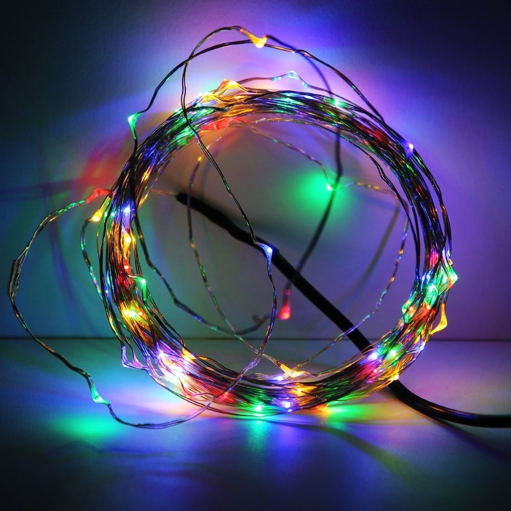 3M 30 LEDs Silver Wire Christmas Lamps Fairy String Party Lights DC4.5V CC8B 