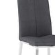 preview thumbnail 15 of 20, Somette Alyssa Side Chair with Chrome Legs (Set of 4)