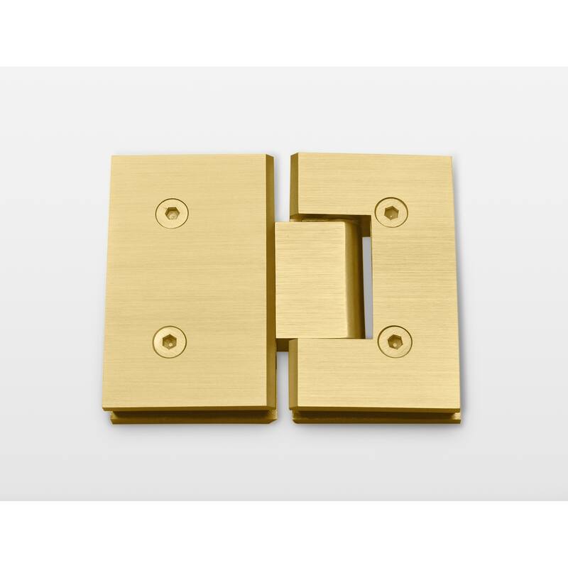 Glass Warehouse 78" x 57.5" Frameless Shower Door - Glass Hinge