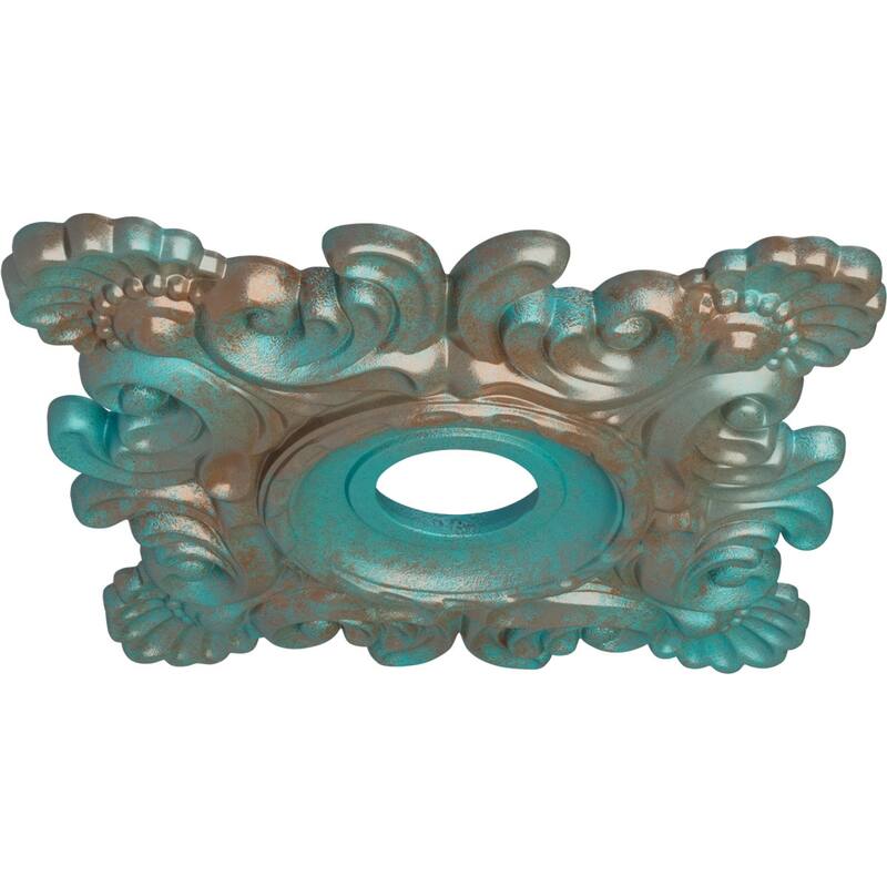 18"W x 18"H x 3 1/4"ID x 1 1/2"P Crawley Ceiling Medallion