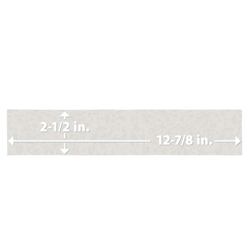 Merola Tile Menorca White 2-1/2" x 12-7/8" Ceramic Wall Tile