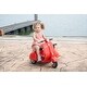 preview thumbnail 11 of 13, Retro Style Kids Electric Motorcycle with Dual Seats LED Lights and Anti Rollover Frame for Outdoor Play and Gifting