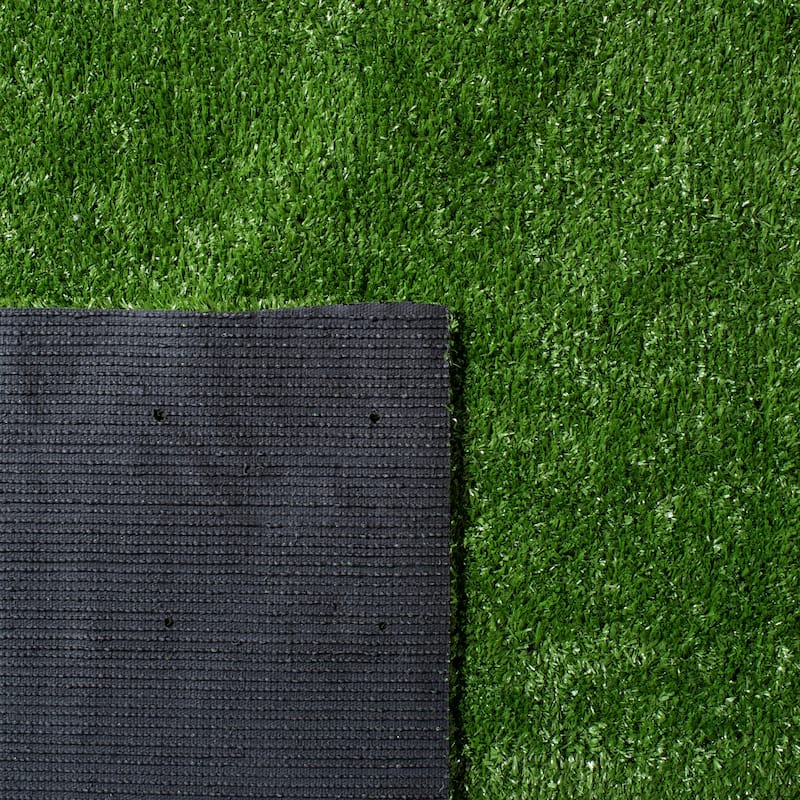 SAFAVIEH Handmade Vista Marjolene Faux Grass Indoor/ Outdoor Waterproof Rug