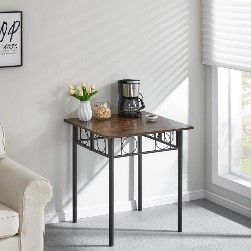 Iron Wood Square Kitchen Dining Room Table