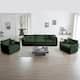 Option Green 3-Seater Sofa+Accent Chairs*2