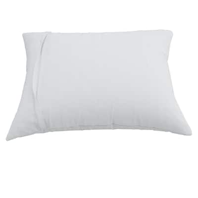 Zippered, 100% Cotton Pillow Protector, Breathable, Allergen Barrier Pillow Cover