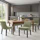 preview thumbnail 57 of 55, RENEWLINE Mid-Century Modern Corduroy Upholstered Dining Chairs with Solid Wood Legs Set of 4 - Green