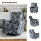 preview thumbnail 27 of 52, Roderich Farmhouse Floral Print Swivel Rocker Recliner with Rolled Arms by HULALA HOME