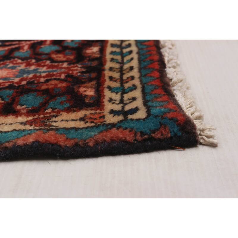 ECARPETGALLERY Hand-knotted Andelz Red Wool Rug - 4'11 x 11'10