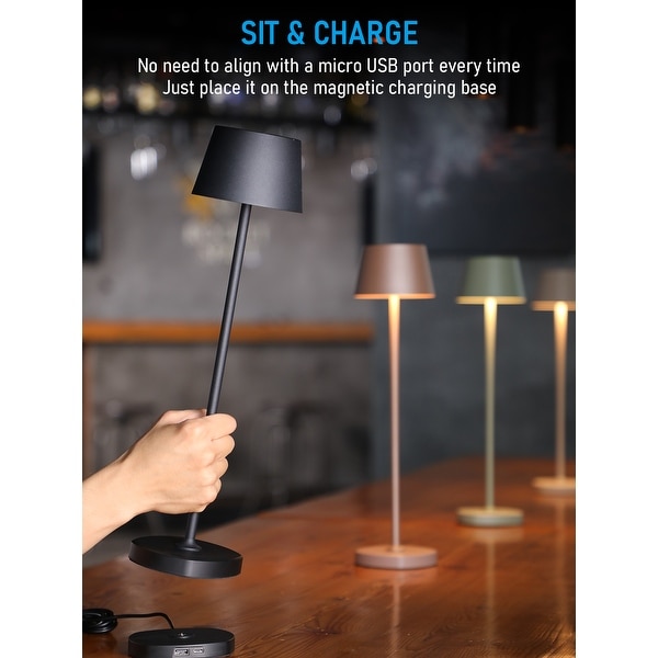 2 Pack LED Rechargeable Table Lamp IP54 Touch Control Dimmable Soft White On Sale Bed Bath Beyond 41782436