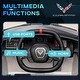 preview thumbnail 15 of 18, 12V Kids Ride-On Chevrolet Corvette Licensed Car with Suspension, USB Music Port, and Dual Driving Modes for 3-6 Years