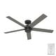 preview thumbnail 7 of 10, Hunter 52" Burton Outdoor Ceiling Fan and Wall Control - Farmhouse, Industrial, Transitional - Damp Rated - Exclusive SureSpeed!