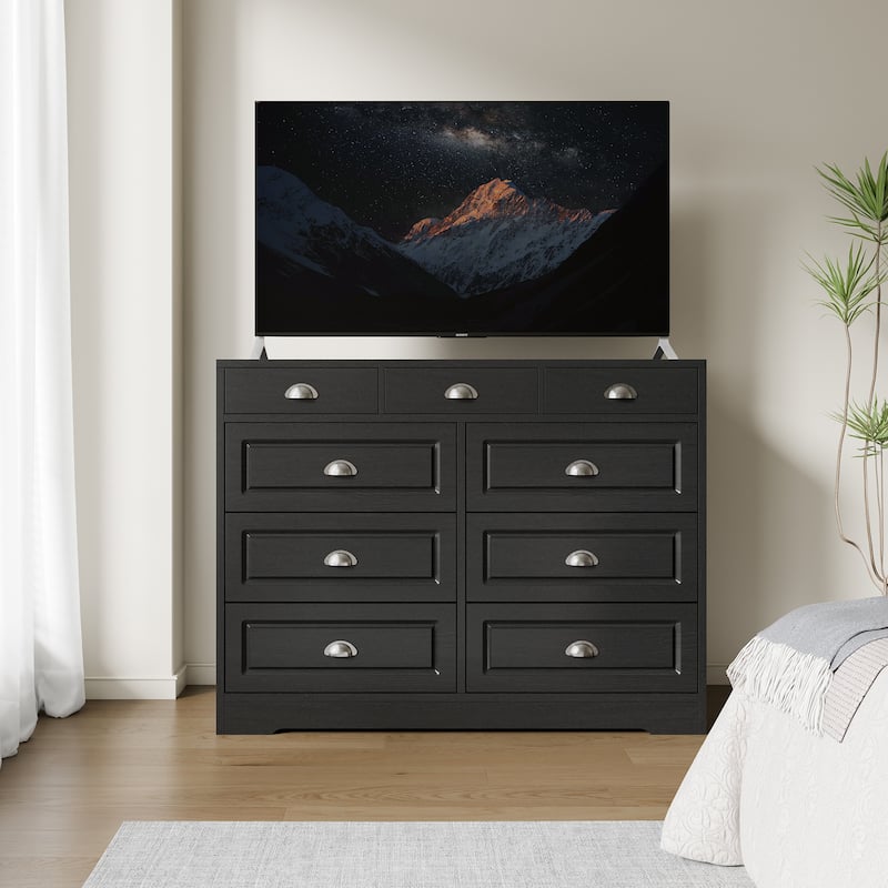 Futzca 9-Drawer Storage Dresser – Tall Entryway Organizer