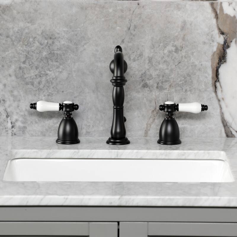 Kingston Brass Bel-Air Widespread Bathroom Faucet with Brass Pop-Up