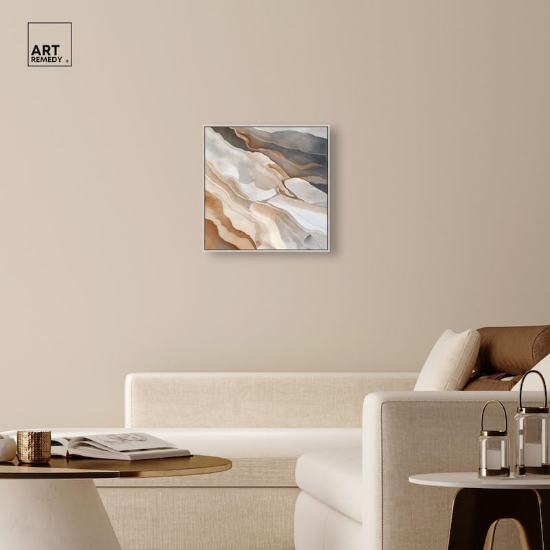 Earthen Flow Canvas by Art Remedy
