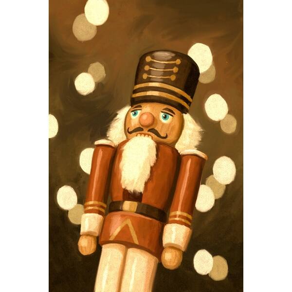 Shop Nutcracker Christmas Oil Painting Lantern Press Artwork