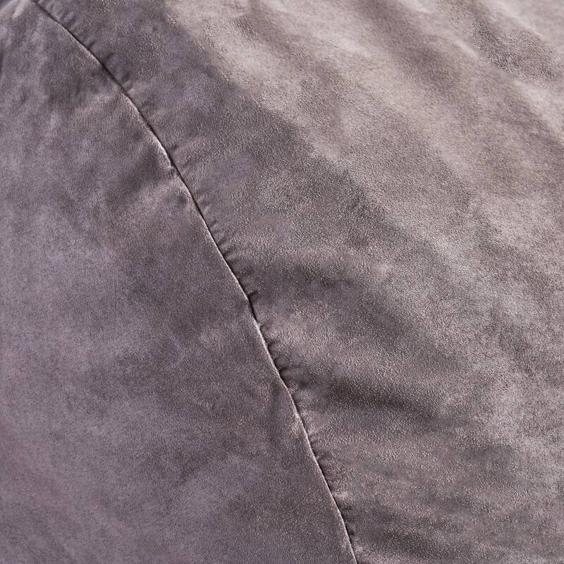 Cylindrical Suede Bean Bag With Polyester ,Softness And Comfort
