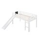 preview thumbnail 4 of 12, Twin Loft Bed with Pine Frame, Convertible Slide and Stair, Plus Chalkboard for Creative Play