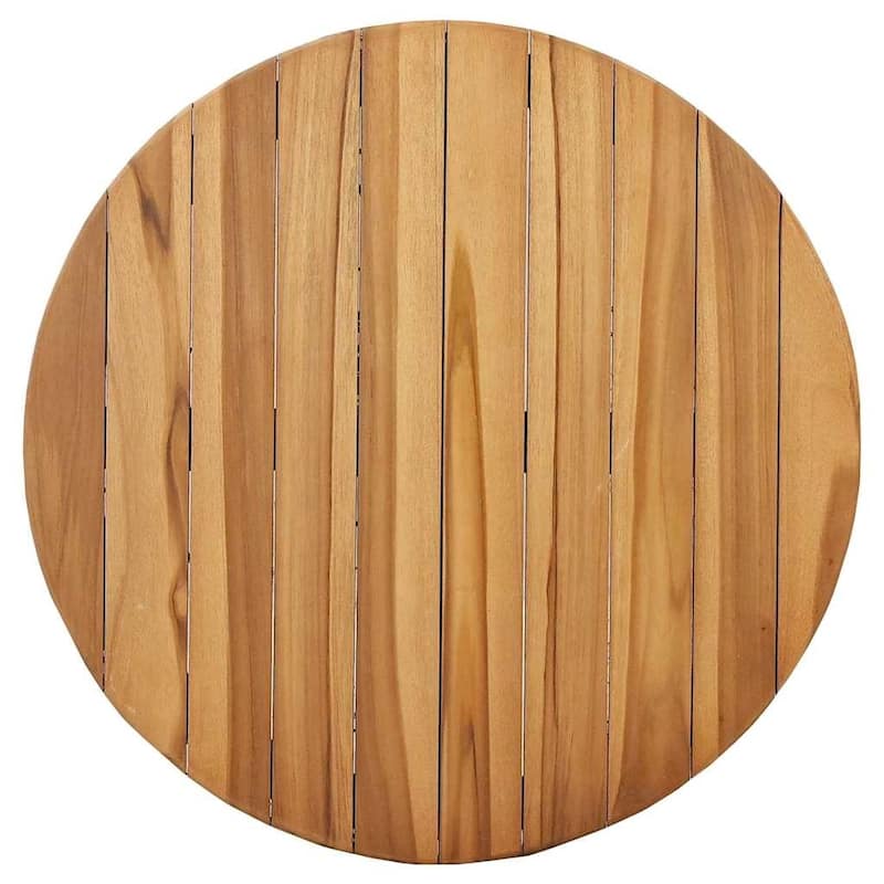 vidaXL Patio Table Brown Solid teak wood
