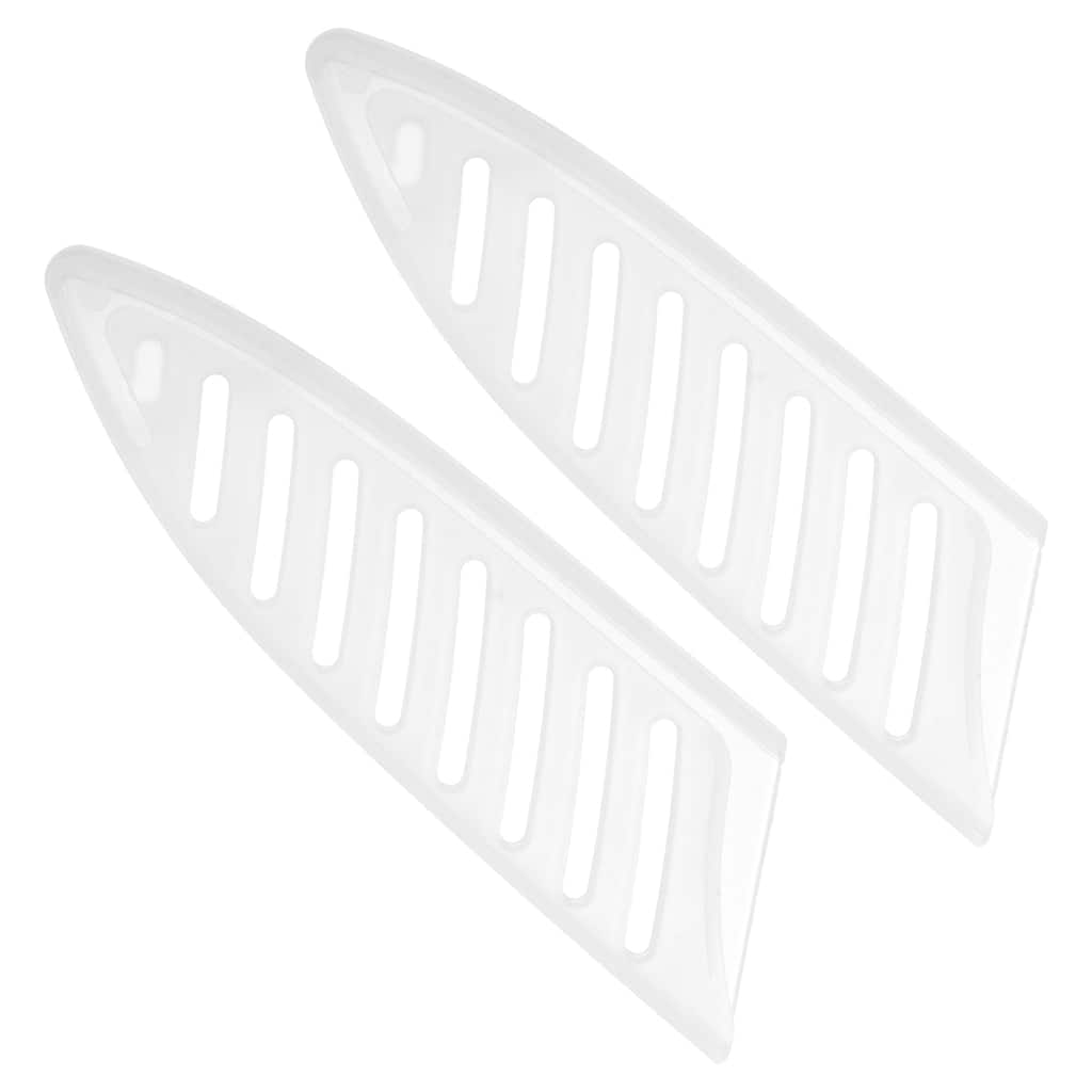 2Pcs PP Kitchen Knife Sheath Cover Sleeves for Paring Knife, White