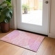 preview thumbnail 49 of 47, Machine Washable Indoor/ Outdoor Abstract Stripe Chantille Rug