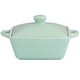 preview thumbnail 1 of 3, Martha Stewart Mini Stoneware Casserole with Lid in Mint