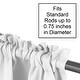 preview thumbnail 4 of 3, Sweet Jojo Designs White 84-inch Window Treatment Curtain Panel Pair for White Eyelet Collection - 42 x 84