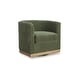 preview thumbnail 2 of 4, Signature Design by Ashley Jersonlow Forest Green Swivel Chair - 34" W x 31.25" D x 28.88" H