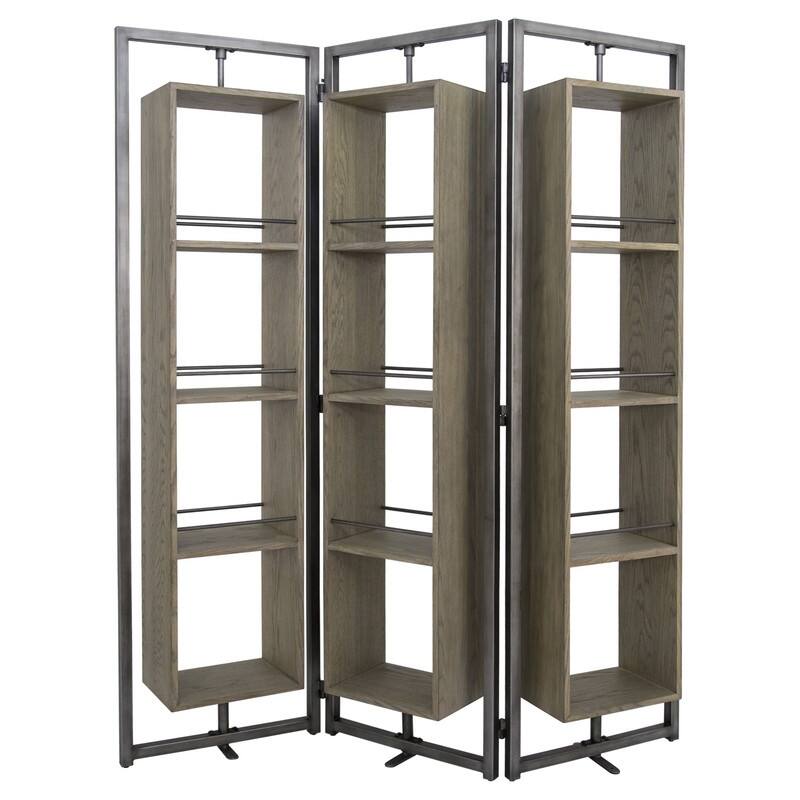 Yosemite Home Decor Arlo 75 x 64 Rotating Shelving Unit - 64 x 9.8 x 75