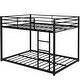 preview thumbnail 5 of 11, Full over Full Metal Bunk Bed, Low Bunk Bed with Ladder