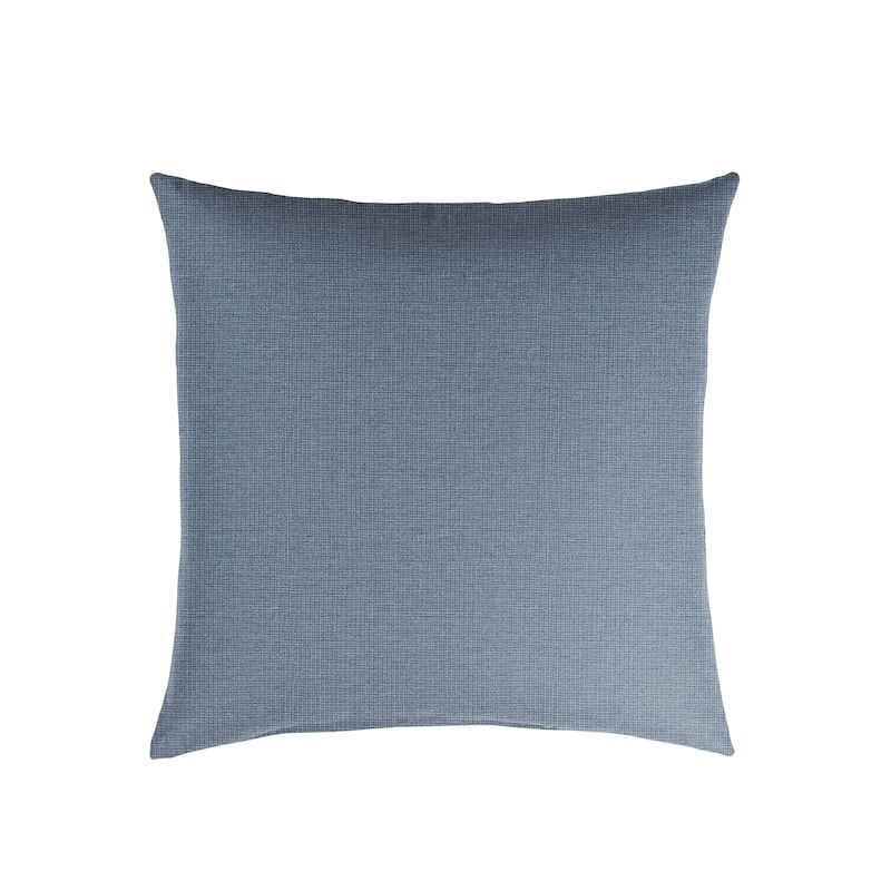 Sorra Home Sunbrella Outdoor Knife Edge Pillow Single - 20 in H x 20 in W x 6 in D - Spectrum Denim