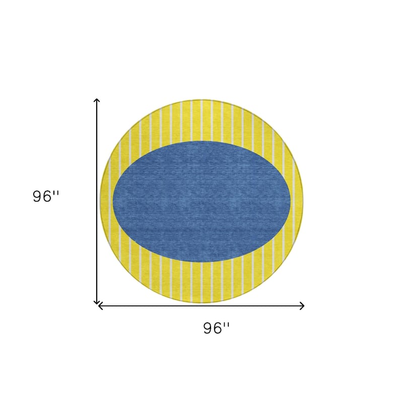 HomeRoots Striped Transitional Rectangle Outdoor Rug