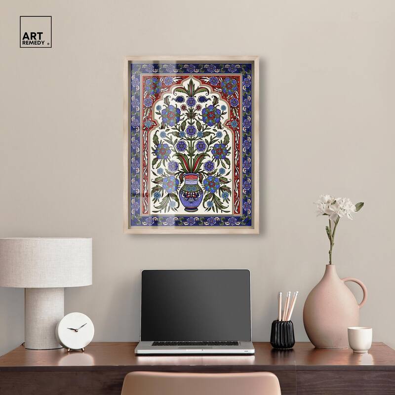 Royal Vase Bloom Shadowbox by Art Remedy