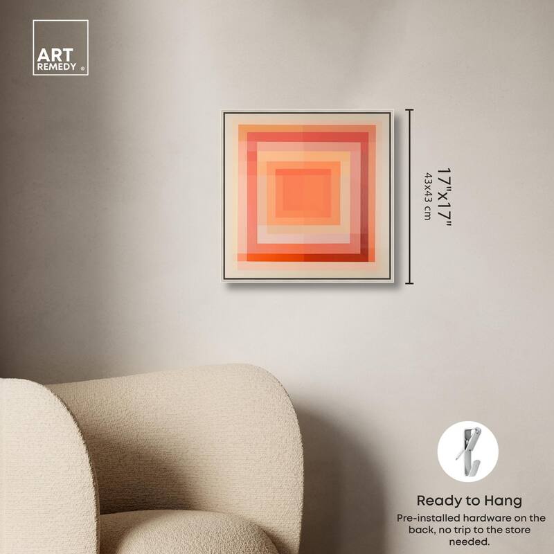 Minimal Color Blocks III Canvas by Art Remedy