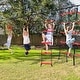 preview thumbnail 7 of 6, 50 ft Ninja Warrior Obstacle Course for Kids with Swing, Tree Slackline Jungle Gym Outdoor