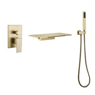 Rbrohant Single-Handle Wall Mount Tub Faucet (Valve Included)