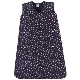 Hudson Baby Infant Cotton Sleeveless Wearable Sleeping Bag, Sack, Blanket, Star
