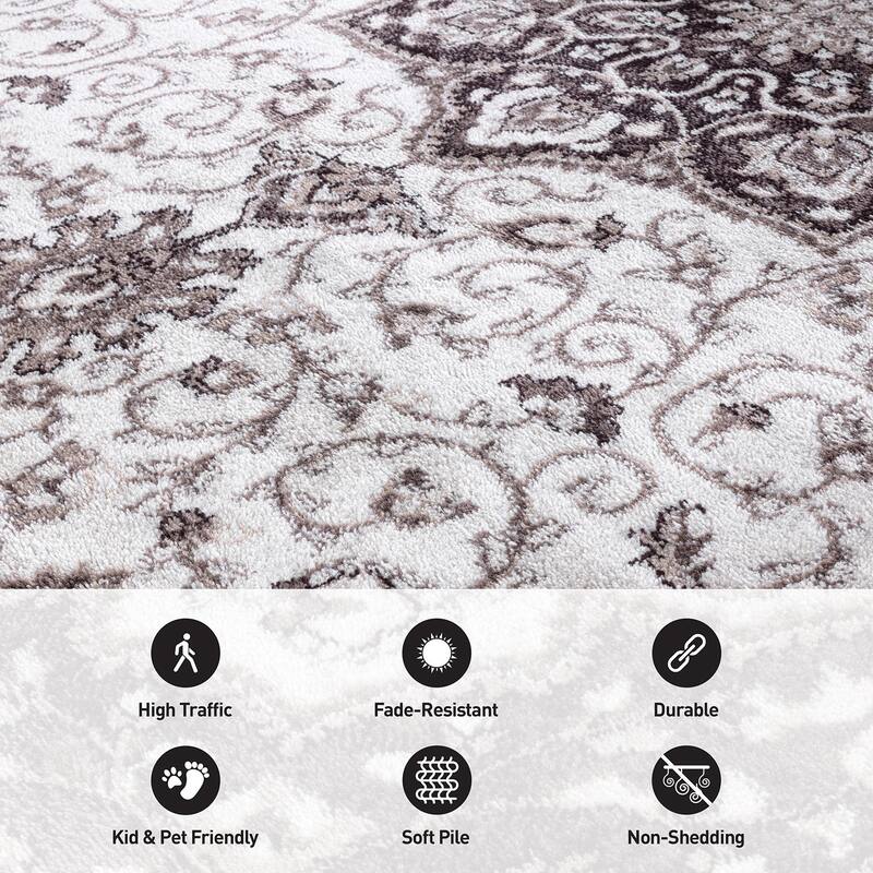 Traditional Medallion Area Rug