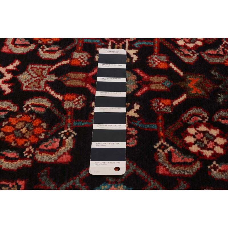 ECARPETGALLERY Hand-knotted Andelz Navy Wool Rug - 3'2 x 13'1