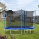 preview thumbnail 8 of 11, Ultimate 12FT Backyard Trampoline with Safety Enclosure and Basketball Hoop for Active Play
